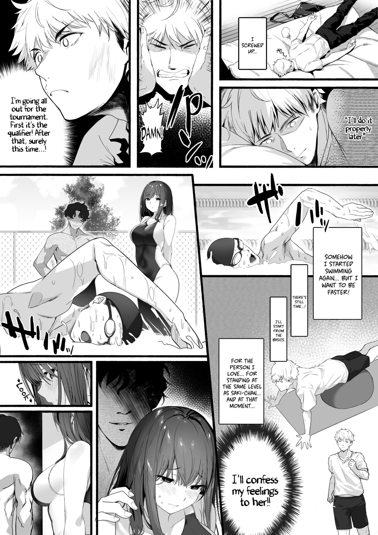 Hentai Manga Comic-The Whole Story of My Neat Childhood Friend in the Swimming Club Being Toyed With by a Dumbass-Read-12